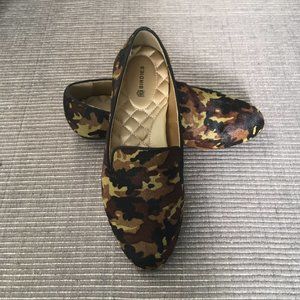 Birdies Starling Flats in Camo Calf Hair US 6.5 *RARE*